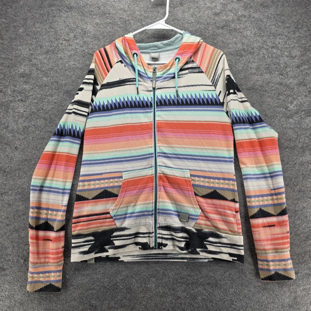 Bench Hoodie Womens XL Multicolor Full Zip Hooded Southwestern Aztec Jersey